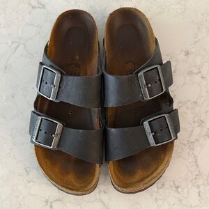 Birkenstock Black Arizona Sandals Women 37 6/6.5